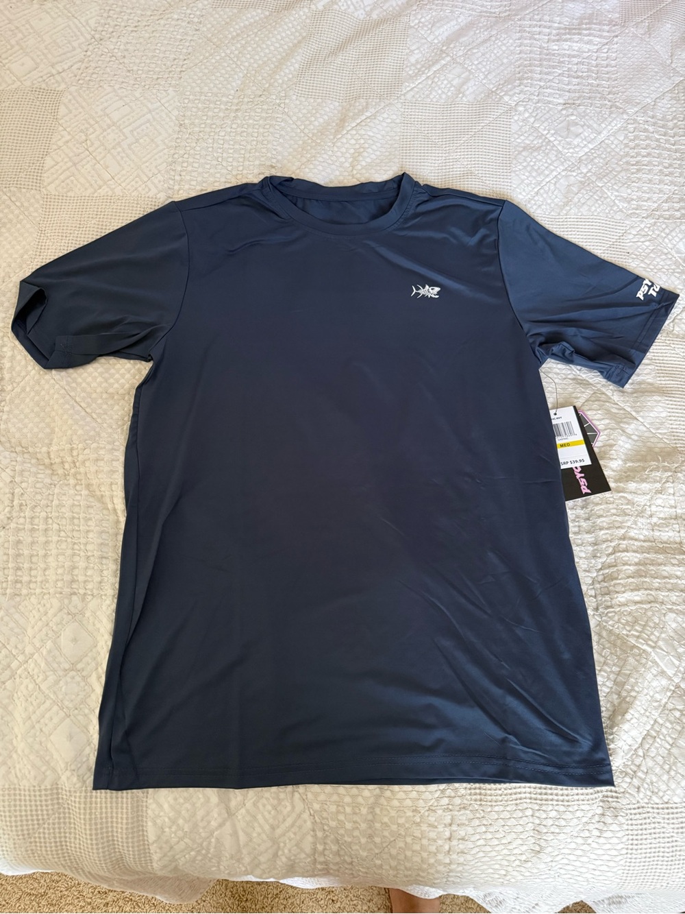 Men's Short-Sleeve Crew Performance Tee - Dark Blue